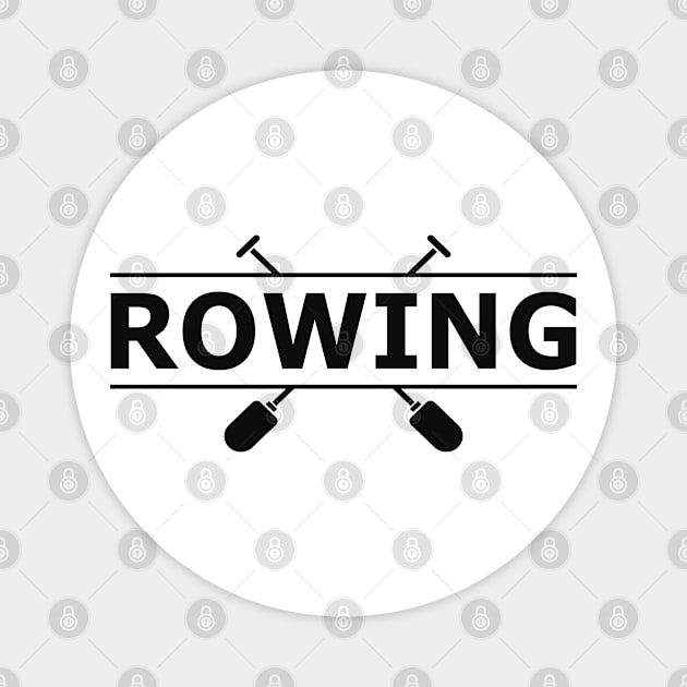 Rowing - Rower Magnet by KC Happy Shop